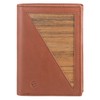 SEBASTIAN STURM Paul Wallet, Genuine Wood and Leather, Elegant Men's