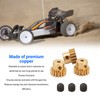 RC Motor Gear 16T M0.6 Copper RC Pinion Motor Gear