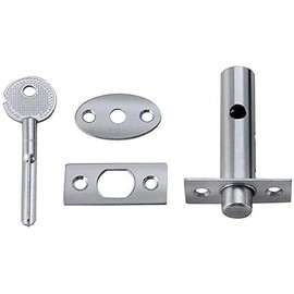 TOP-VIGOR Door Security Rack Bolt, Security Deadbolt Mortice Door Lock Bolt Thumb Turn Anti-Theft Door Lock Bolt Protection for Doors Windows