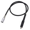 Flex Shaft Rotary Tool Attachment with Comfort Grip and Cable