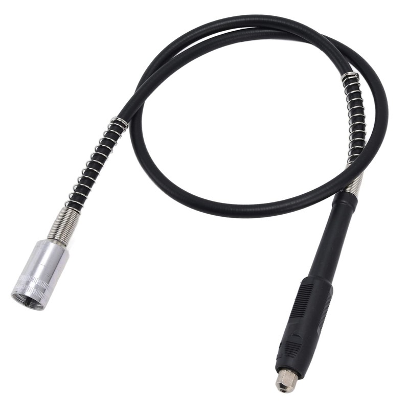 Flex Shaft Rotary Tool Attachment with Comfort Grip and Cable