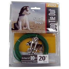 Pdq Small Dog Tie-Out Up To 10Lbs