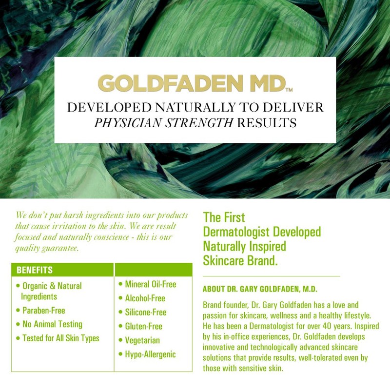 GOLDFADEN MD Pure Start Gentle Detoxifying Natural Facial Cleanser, 5