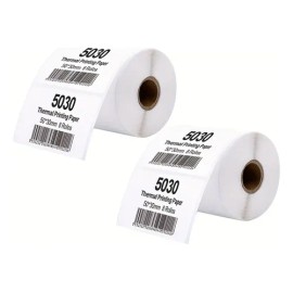 Etiqueta Térmica 50x30mm 2x1.18 PuLG - 2 Rollos X 1500                                                                                                