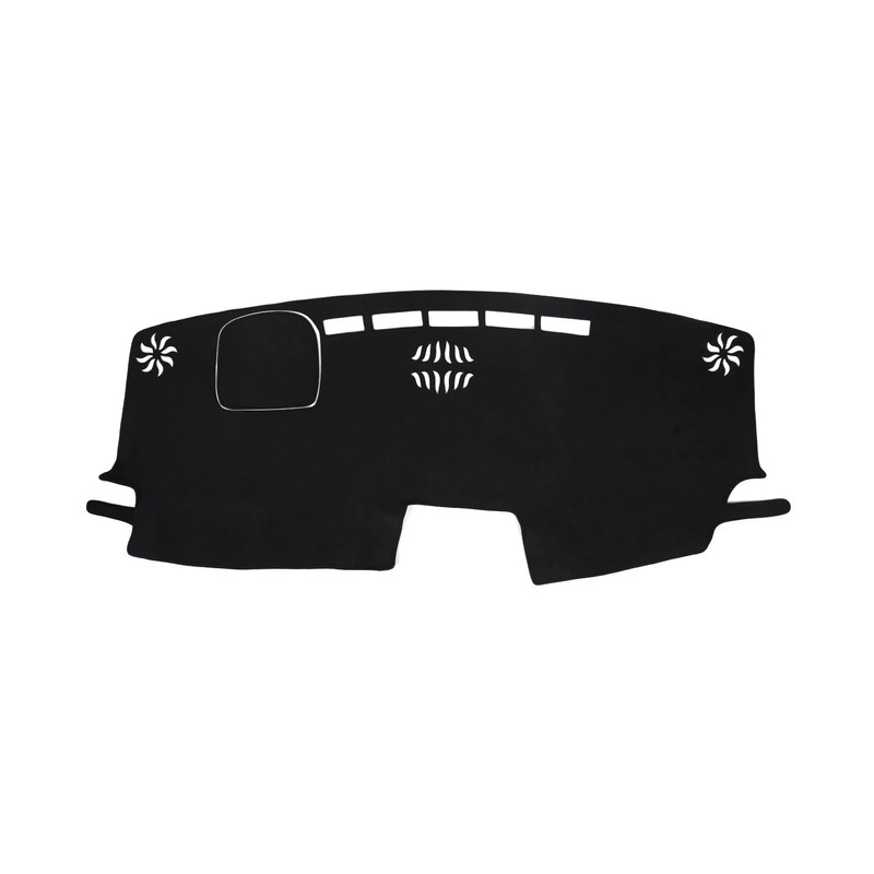 BIBLOZ Dash Cover for Toyota Sienna 2021-2025 Accessories Black Flannel