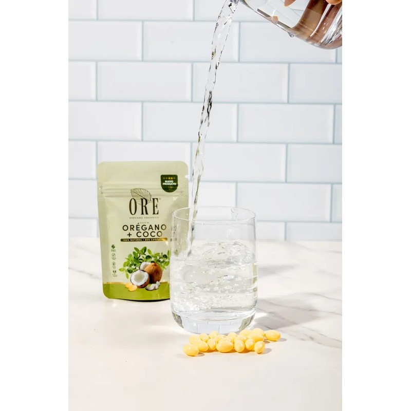 Aceite De Orégano Y Coco Ore 60 Cápsulas Softgel Orgánico