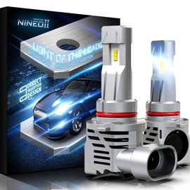 NINEO 9005 BULBS, HB3 Lights Wireless Fog Lights Direct Insertion ZES Chips 400% Brighter Fog Lamp - Pack of 2