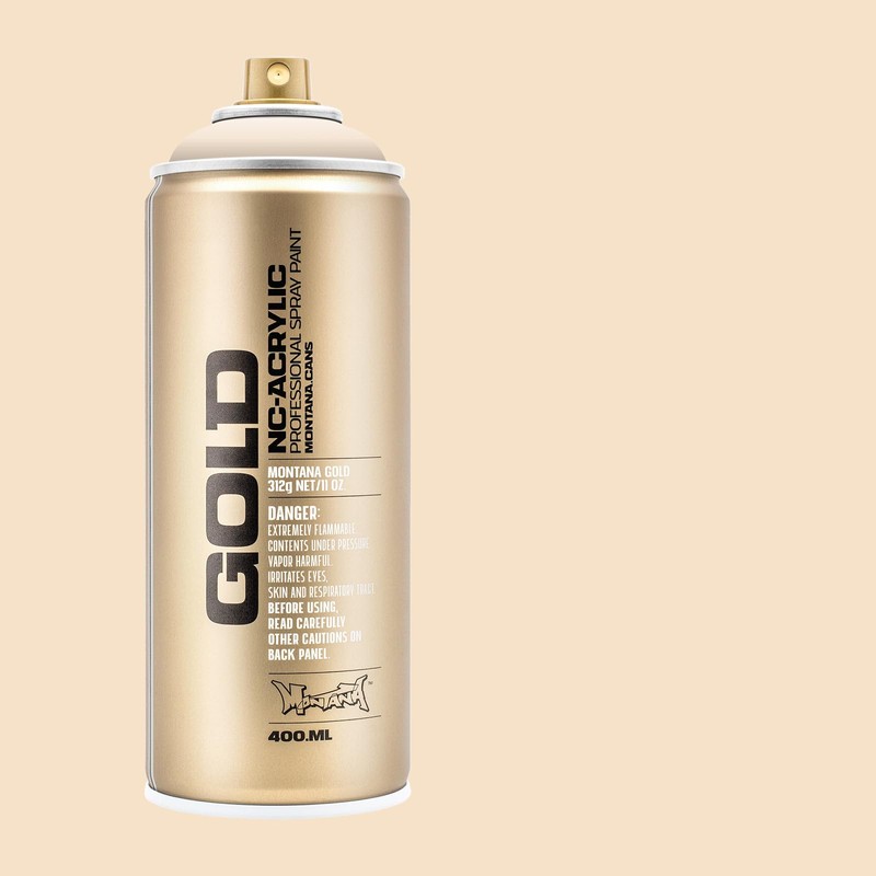 Montana Cans GOLD Spray Paint, 400ml, Latte