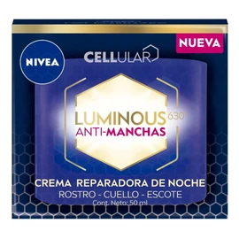 Pack x2 Nivea Luminous | Crema de Noche Reparadora Antimanchas | 2 Piezas