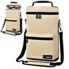 opux Wine Bag 2 Bottle Wine Tote Carrier, Insulated Wine