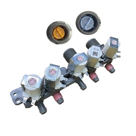 AJU73213301 AJU75152601 Washer Water Inlet Valve (OEM part) with 1-year Warranty 2023 UPGRADED water valve replaces for Kenmore LG washing machines wt7200cw, wt5001c*, 79631522211, wt4801cw,wt1201cw