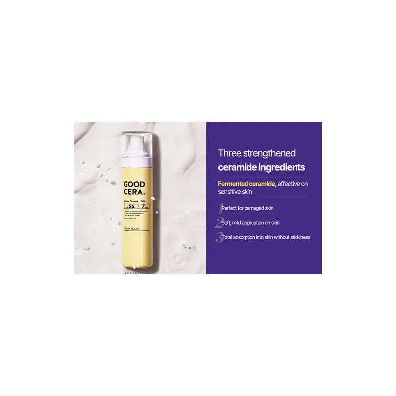 Good Cera Super Ceramide Mist Holika Momento de aplicacin DaNoche