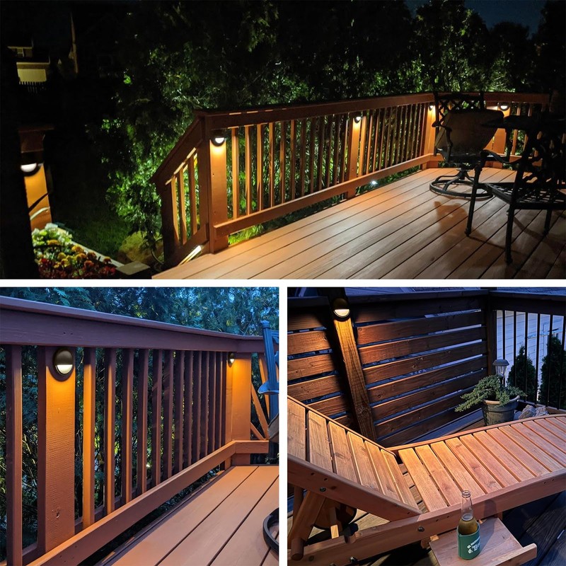 GKOLED Low Voltage LED Deck Lights, 12V AC/DC Landscape Step