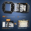 Nilight 4PCS 42W Flush Mount LED Light Pods Upgraded Spot