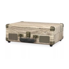Victrola Vintage 3-Speed Bluetooth Portable Suitcase Record Player with Built...