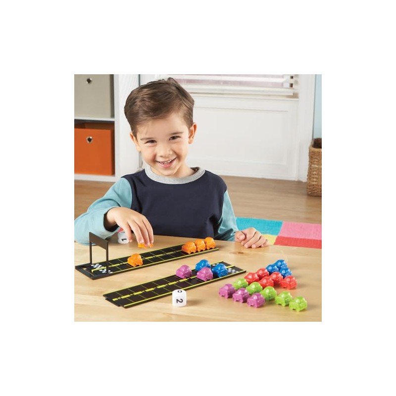 Learning Resources Mini Motor Math Activity Set, Homeschool, Includes Counting,