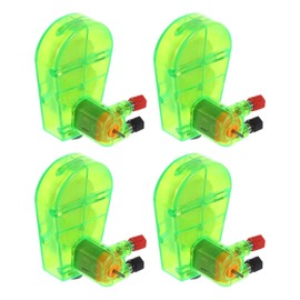 PATIKIL DIY Generator Motors Kit, 4Pcs Mini Hand Generator Motor Hand Cranked Power Generator Science for LED Light Bulb Windmill