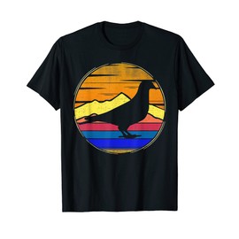 Mourning Dove Bird Retro Sunset Animal Birds Lover Gifts T-Shirt