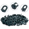 Pinsheng Pack of 50 Greenhouse Clips, Plastic Sturdy Plant Holders,