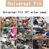 Miter Saw Dust Collector with LED Light - Effective Dust