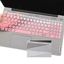 2 Pack Keyboard Cover for Lenovo V15 Series 15.6", Lenovo IdeaPad 1/IdeaPad 1i 15.6 inch Laptop 15ADA07 15IAU7 15ALC7 15IJL7, New Lenovo IdeaPad 1 15AMN7 15IGL7 15.6 inch Keyboard Skin