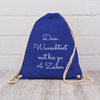 Geschenk mit Namen personalisiert by Shirtracer - Gym Bag Backpack
