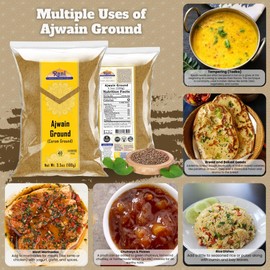 Rani Ajwain Powder (Carom Bishops Weed) Ground Spice 3.5oz (100g) ~ All Natural | Vegan | Gluten Friendly | NON-GMO | Kosher | Indian Origin