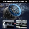 Aspligo 700168 AC Heater Blower Motor Fan Assembly Fit for