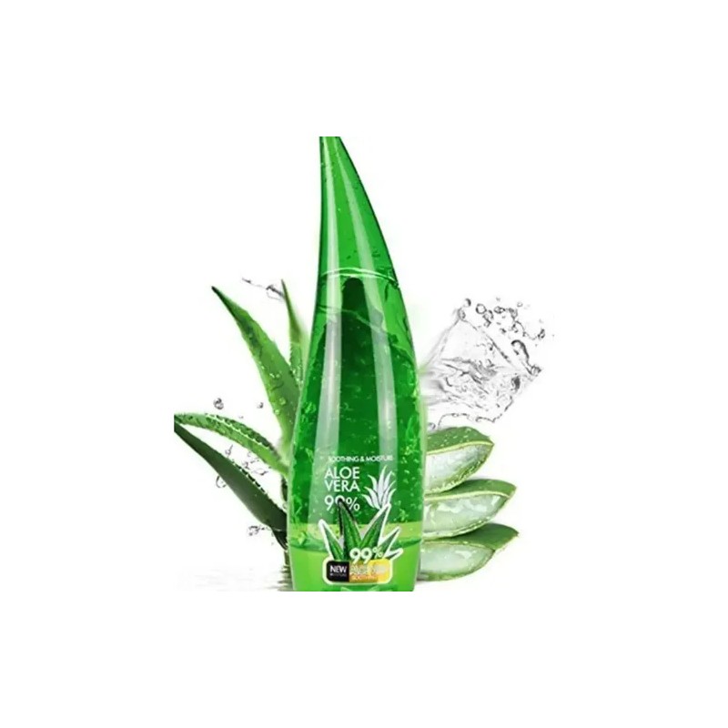 Gel Facial Aloe Vera 99% Antiarrugas Cicatrices Libre de Parabenos