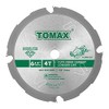 TOMAX PCDM61204 6-1/2 Inch 4 Tooth Polycrystalline Diamond Tipped (PCD)