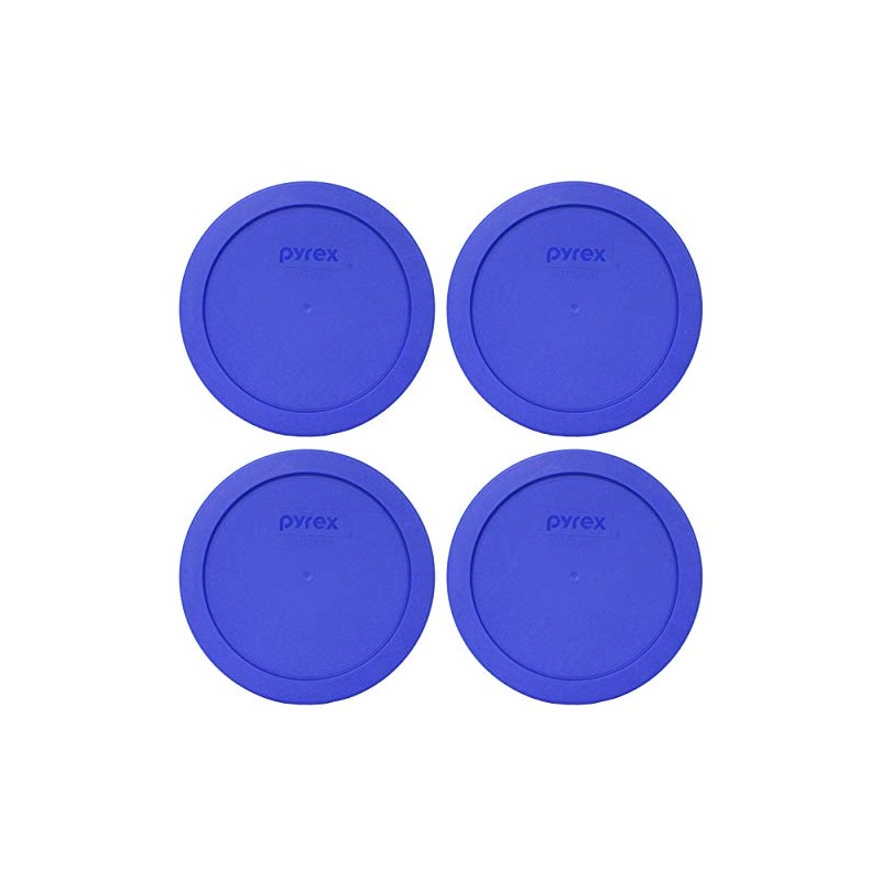 Pyrex 7201-PC Sapphire Blue Round Plastic Food Storage Replacement Lid,