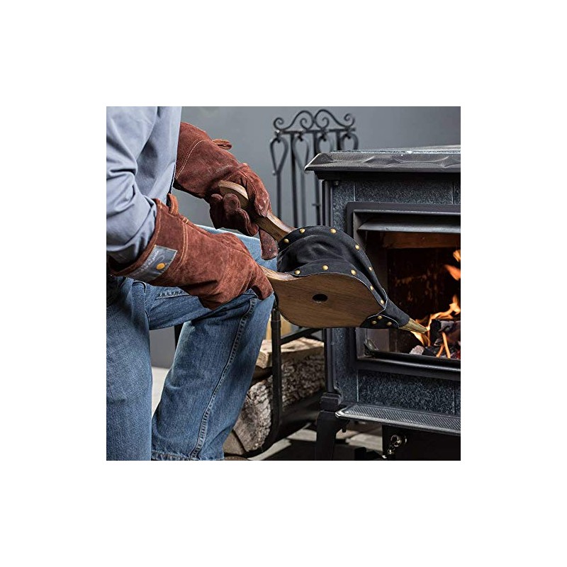 Traditional Hand Crafted Genuine Leather Hand Bellows Bring Fire to
