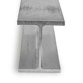 OnlineMetals 6061 Aluminum I-Beam, Unpolished (Mill) Finish, Extruded, T6-Temper, ASTM B221, Equal Leg Length, Squared Corners, 3" Leg Lengths, 4" Width, 0.29" Wall Thickness, 24" Length