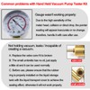 CARSC Hand Held Vacuum Pump Tester Set Vacuum Gauge and