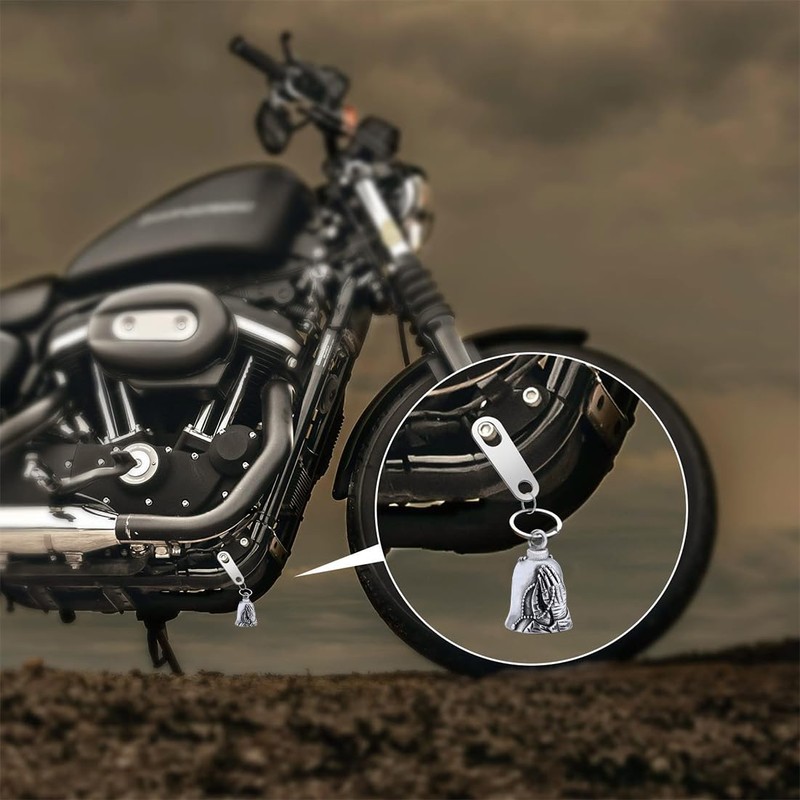 ZEPIQOR Guardian Gremlin Bravo Bell Lucky Charm Motorcycle Wing Protection
