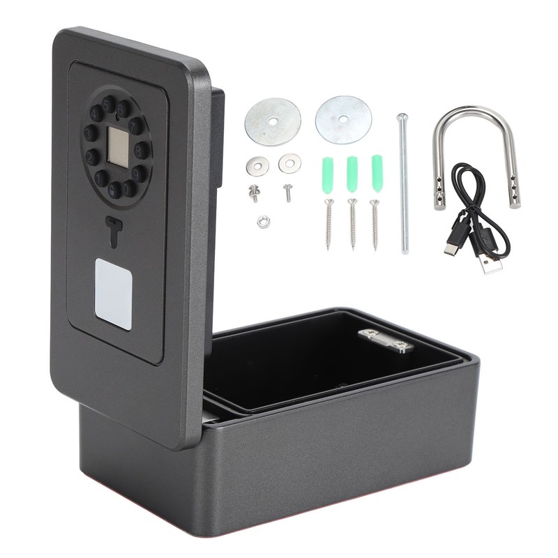 Smart Key Lock Box Fingerprint Recognition Password Unlocking Combination Key