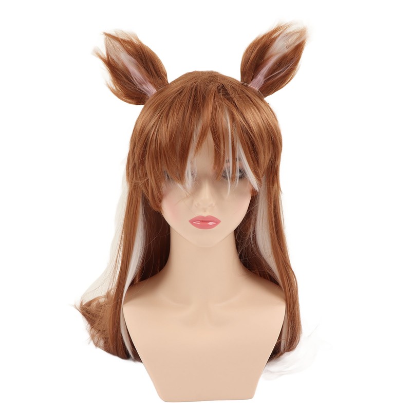 Cosplay Wig Long Straight Adjustable Exquisite Game Anime Cosplay Synthetic