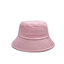 AIMALL 10 Colours Unisex Sun Bucket Boonie Hat Hunting Fishing Outdoor Beach Cap Foldable Design for All Seasons - Versatile Outdoor Sun Bucket Hat Pink