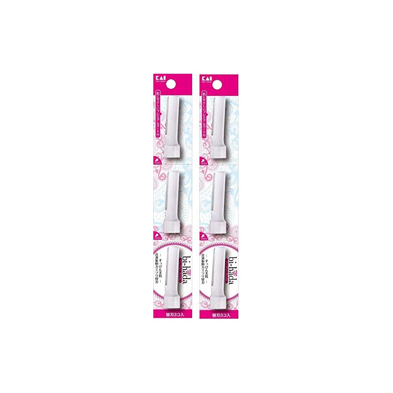 Kaiyodo bi-hada ompa (Sonic Vibration Razor) Replacement Blades 3pcs 2-piece