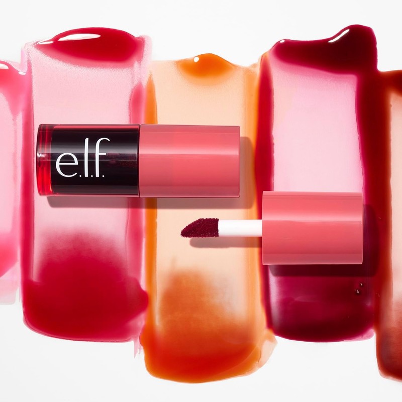 e.l.f. Cosmetics Sheer For It Rubor Líquido Traslúcido Ciruela Profunda