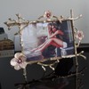 XinZhiRun Gold Frame,golden branches Textured Picture Frame,Vertical Display,Tabletop & Wall