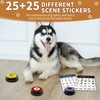 BUYVIKAY Set of 6 Colours Dog Button, Buzzer with Recording