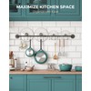 OROPY 38 inch Pot Bar Rack Wall Mounted Detachable Pans