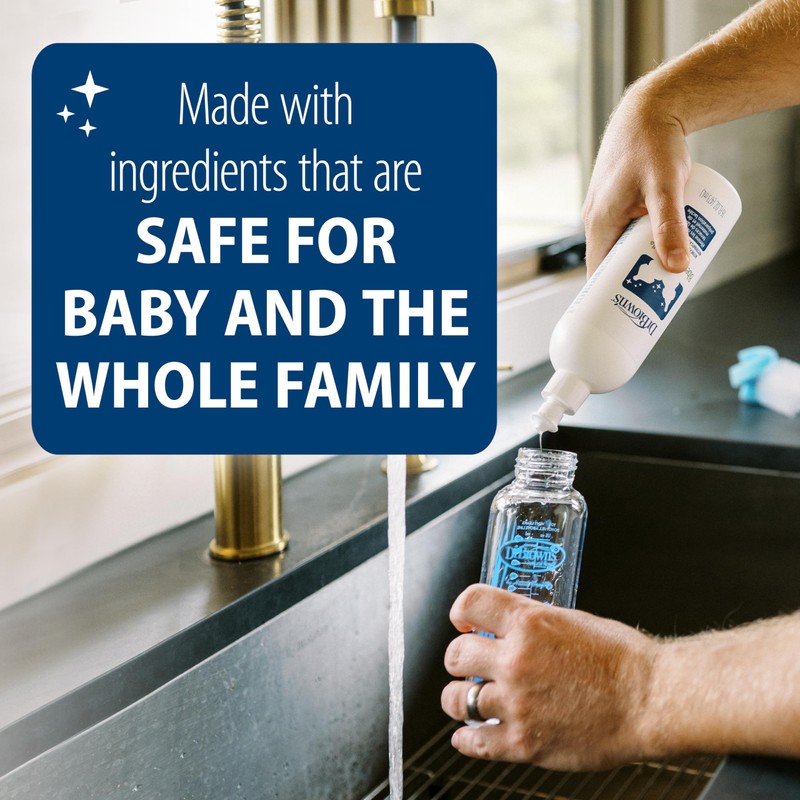 Dr. Brown's Bottle & Dish Soap for Baby Bottles and
