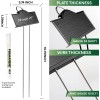 ELEMAKE 25Pack Metal Plant Labels Weatherproof Stainless Steel304 Garden Markers