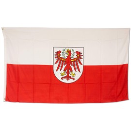 Flag, Made of Weatherproof Material, with Metal Eyelets, Outdoor Flag (South Tyrol), 150 x 90 cm