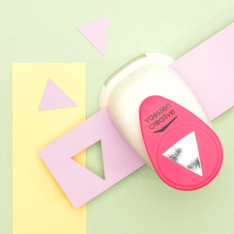 Vaessen Creative Triangles Motif Punch, 2 x 1.9 cm, Punch
