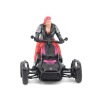 DCD Can-Am Ryker 3-Wheel Motorcycle Pink Punk and Black with Driver Figure 1/32 Diecast Model by BRP Models