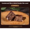 Handmade brown sugar cube, 8.64 ounces (245 grams), pure sucrose,