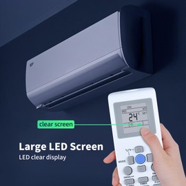 PZL New YKR-P/001E Replacement AC Remote Control for AUX/York Mini Split Air Conditioner Sub YKR-P/003E ASW-H12A2INV YKR-P/002E YKRP/002E